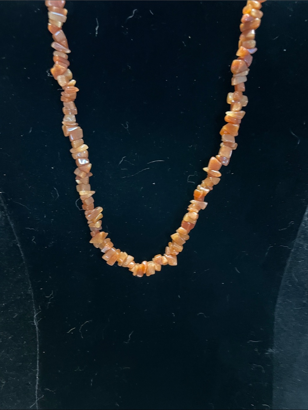 Orange Chip Stone Necklace M’s